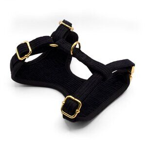 Harness and Leash set - The Chic Corduroy Collection - Noir (Black)
